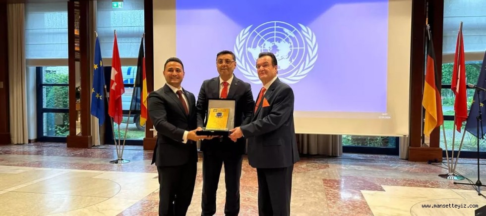 AK Parti Milletvekili Serkan Bayram’a Birleşmiş Milletler’den 'Barış Elçisi' ödülü