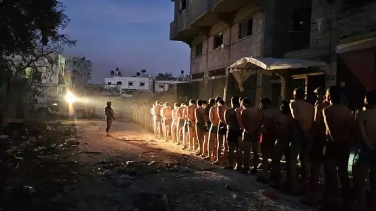 Gazze'de tuhaf işler oluyor! Çıplak şekilde esir alınan 100 erkeği bilinmeyen bir adrese götürdüler