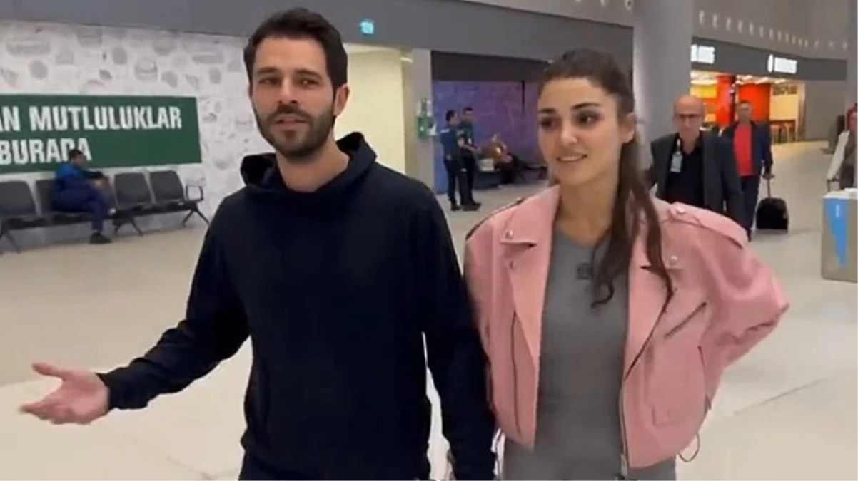 Hande Erçel ile havalimanında görüntülenen Hakan Sabancı'dan muhabire tepki: Her seferinde seninle konuşacak mıyız?