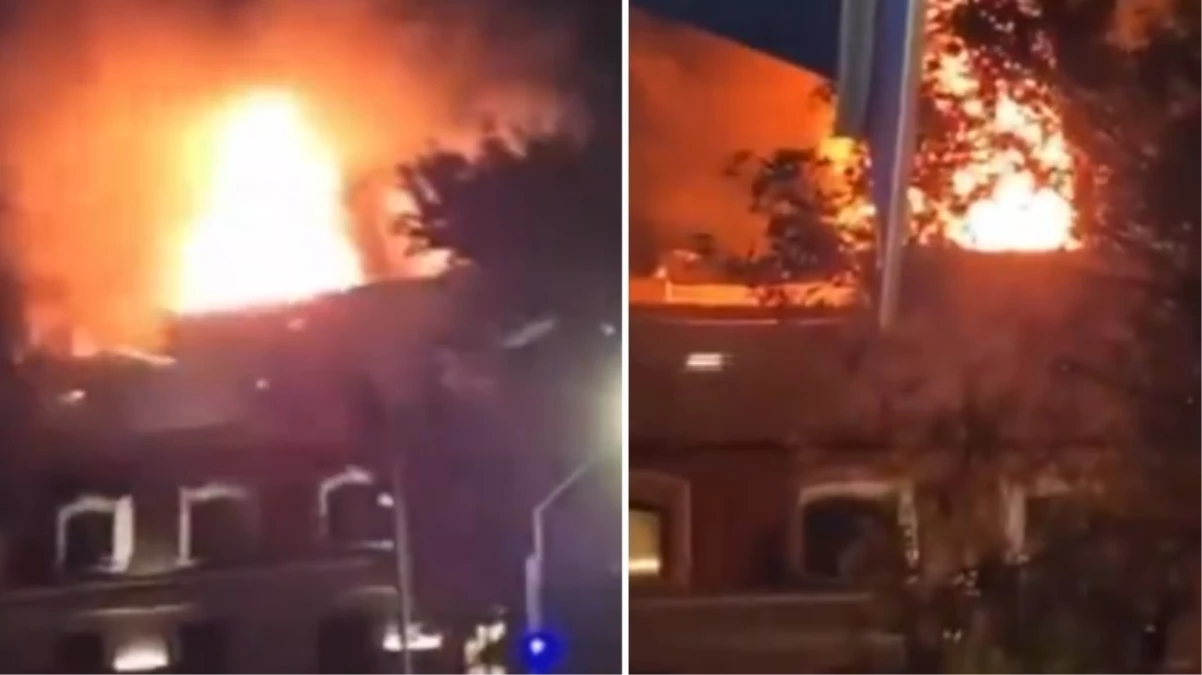 Kadıköy'de lüks otelde korkutan yangın